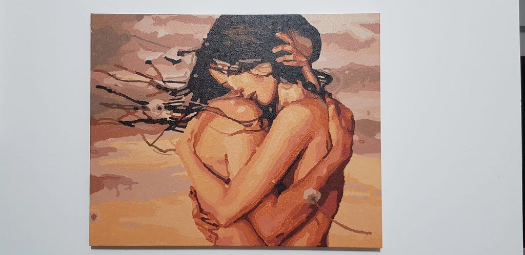 Tender hug - Pictură pe numere - Pictorul Fericit