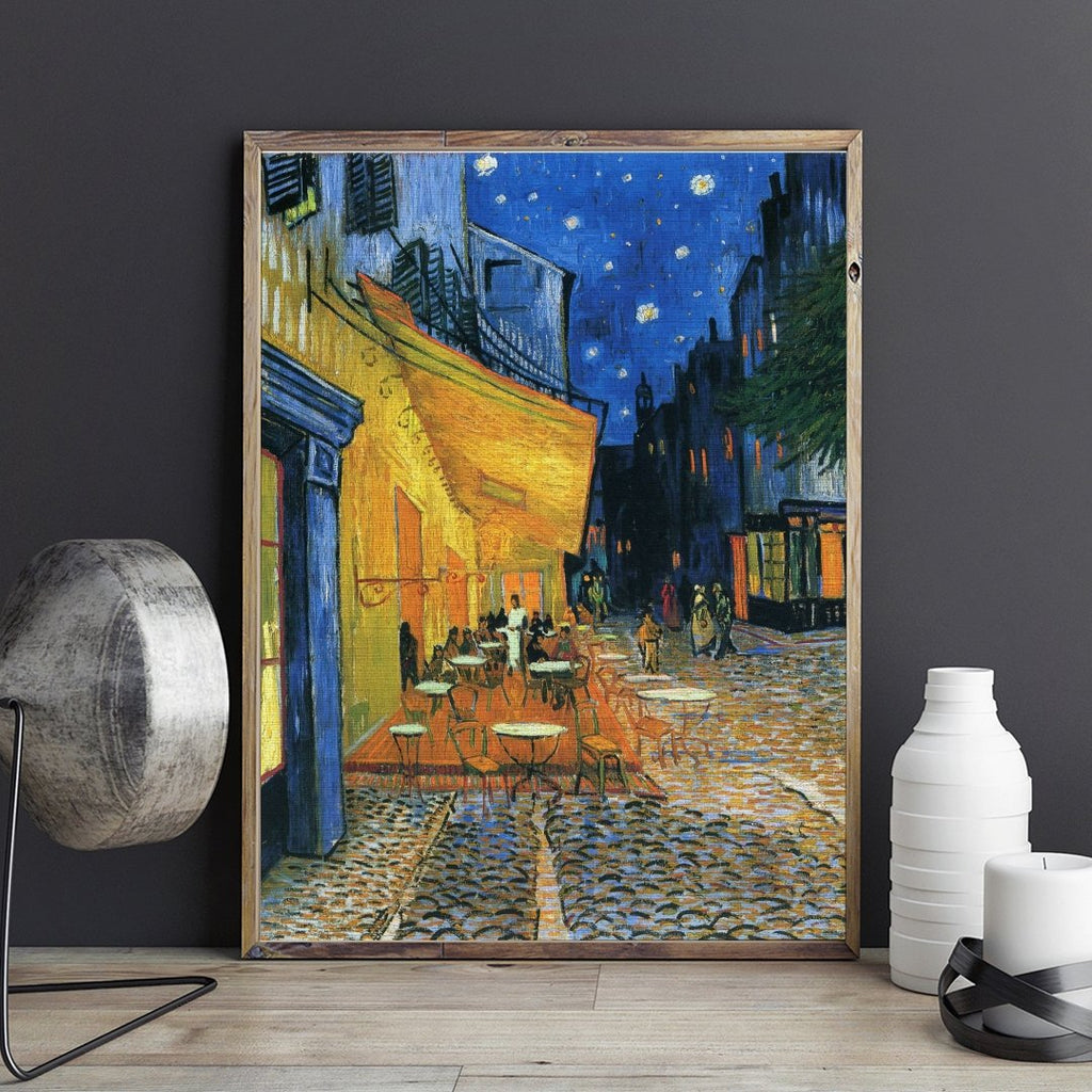 Terrace at Night - Pictură pe numere - Pictorul Fericit