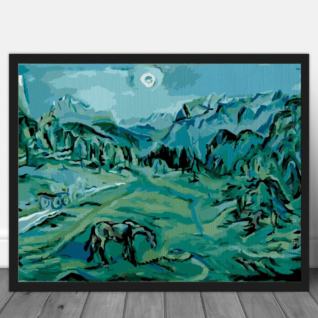The Dolomite (The Croci - Dolomite Landscape) - Pictură pe numere - Pictorul Fericit