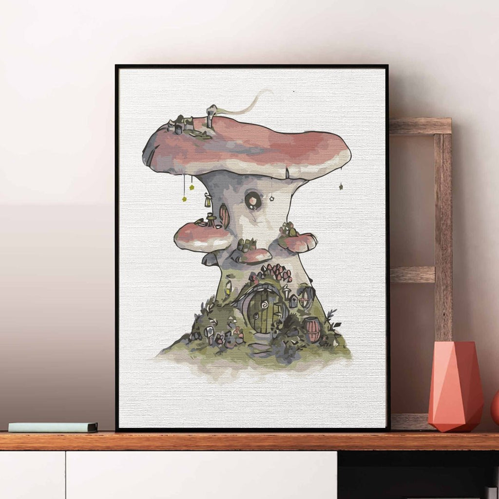 Tiny world - Pictură pe numere - Pictorul Fericit