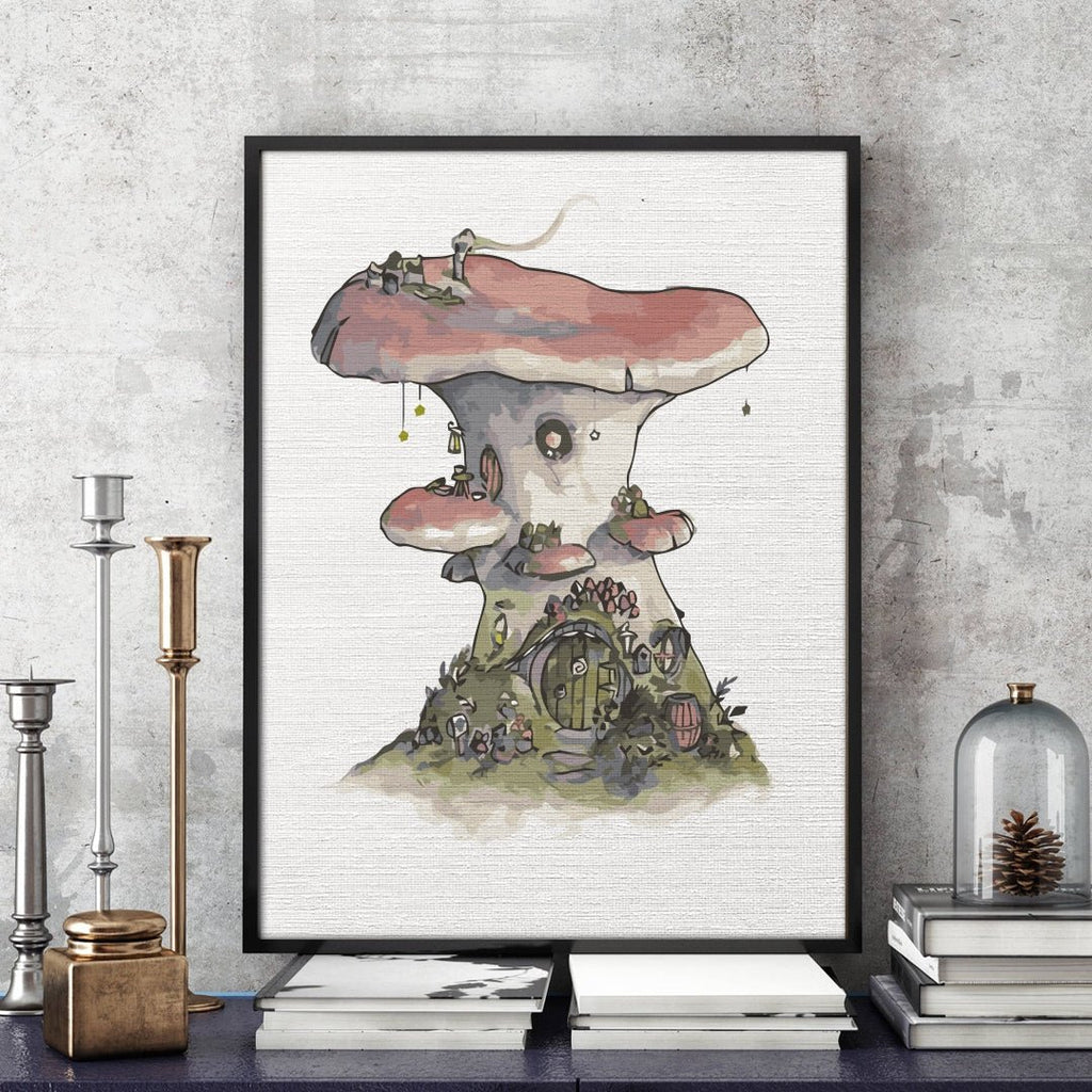 Tiny world - Pictură pe numere - Pictorul Fericit