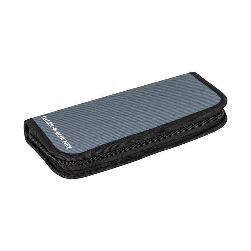 Trusă de 10 pensule acrilic, în penar, fir sintetic, Simply Daler Rowney - Pictorul Fericit