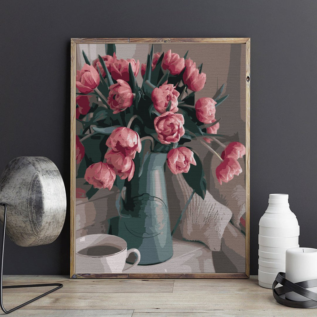 Tulips radiance - Pictură pe numere - Pictorul Fericit