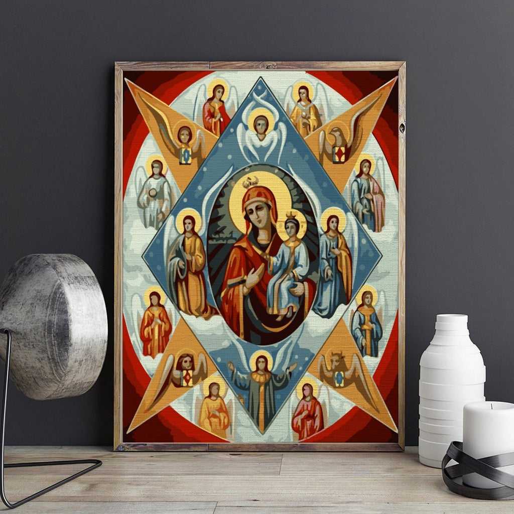 Unburnt Bush Icon - Pictură pe numere - Pictorul Fericit