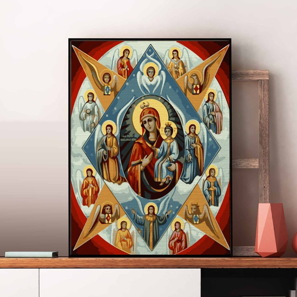 Unburnt Bush Icon - Pictură pe numere - Pictorul Fericit