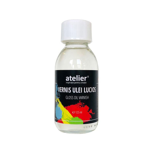 Vernis picturi ulei, lucios, 125 ml, Atelier - Pictorul Fericit