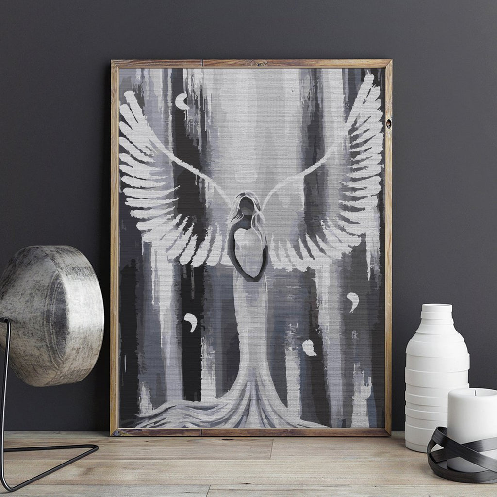 White angel - Pictură pe numere - Pictorul Fericit
