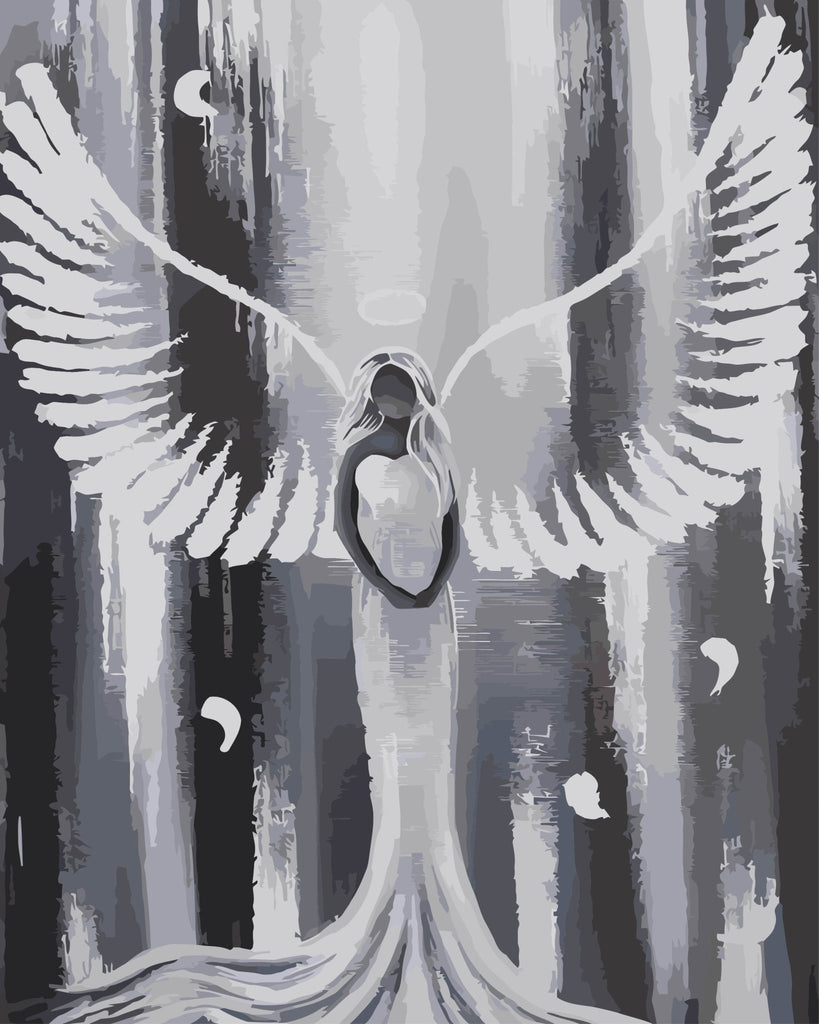 White angel - Pictură pe numere - Pictorul Fericit