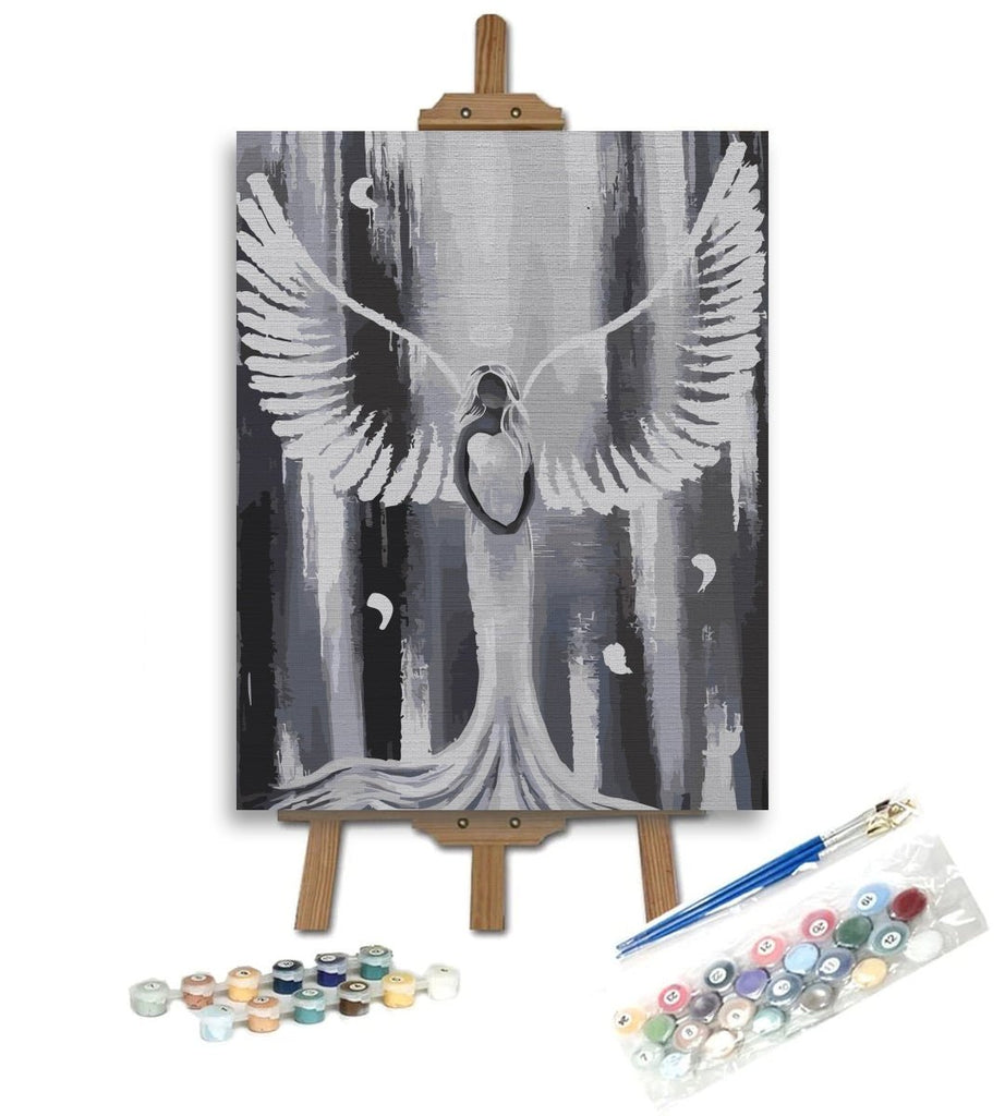 White angel - Pictură pe numere - Pictorul Fericit