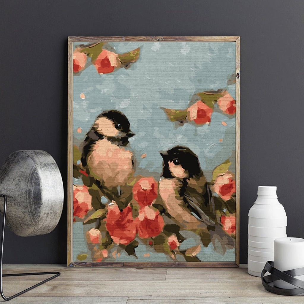 Wild birds - Pictură pe numere - Pictorul Fericit