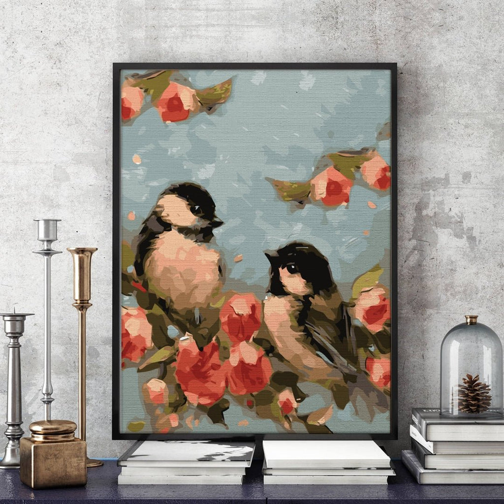 Wild birds - Pictură pe numere - Pictorul Fericit
