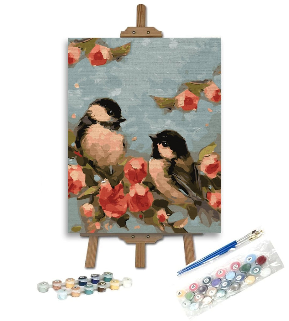Wild birds - Pictură pe numere - Pictorul Fericit