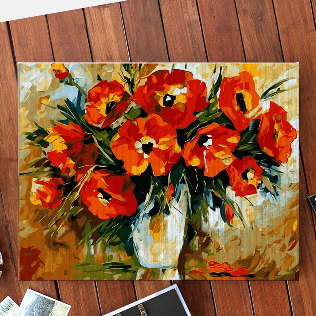 Wild Flowers Screen - Pictură pe numere - Pictorul Fericit