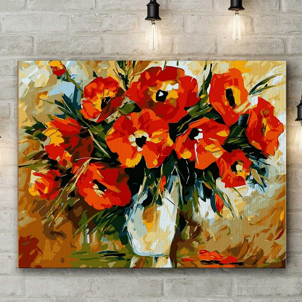 Wild Flowers Screen - Pictură pe numere - Pictorul Fericit