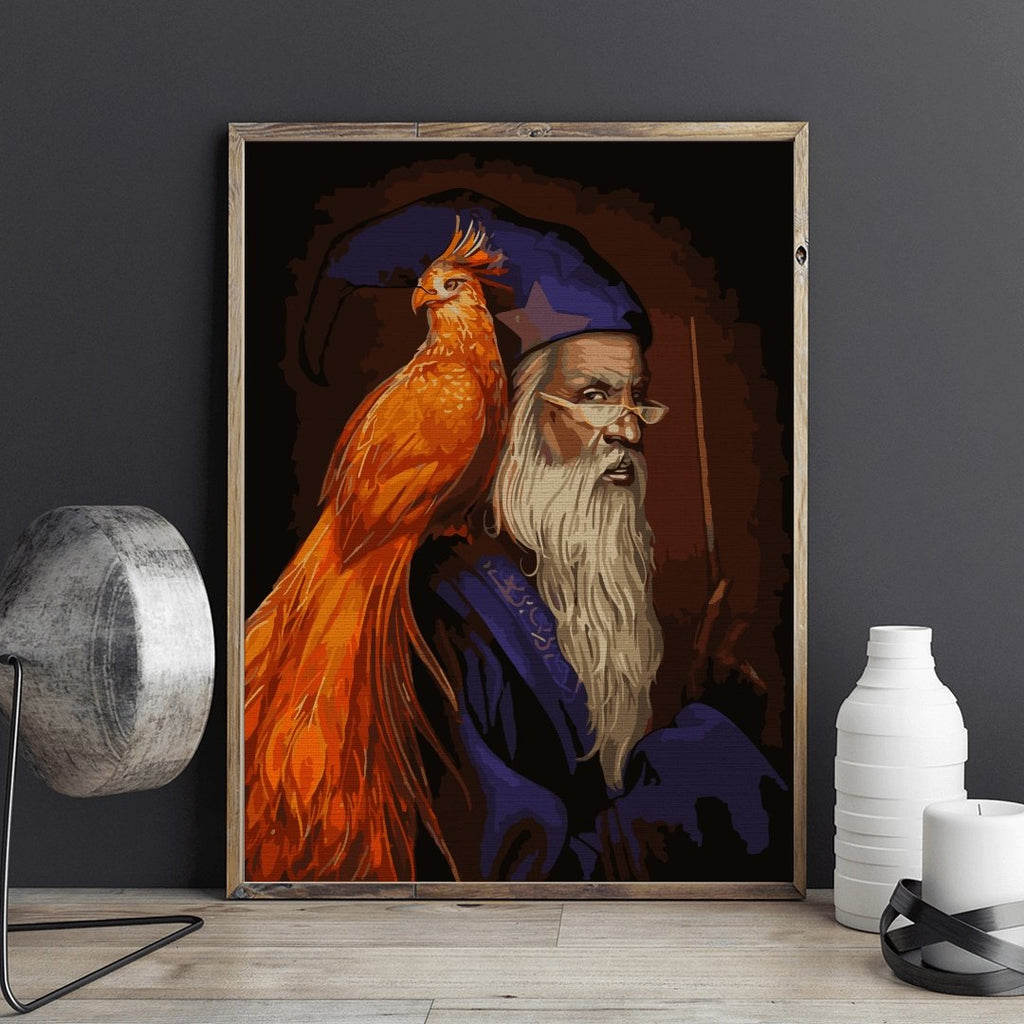 Wise wizard - Pictură pe numere - Pictorul Fericit