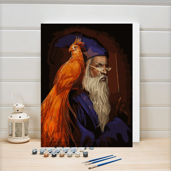 Wise wizard - Pictură pe numere - Pictorul Fericit