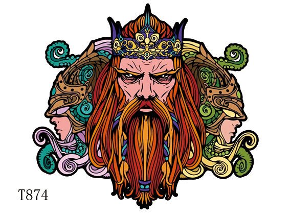 Zeul Mării - Puzzle din lemn - Pictorul Fericit