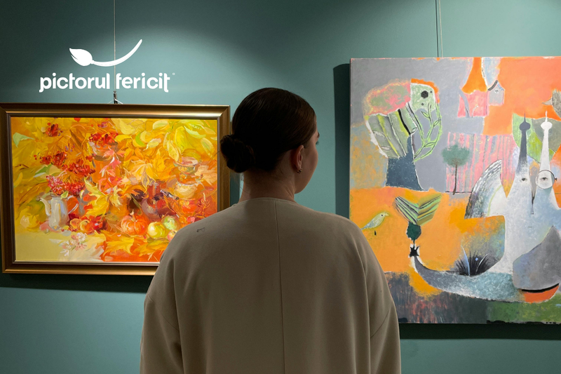 Ce este pictura abstracta si cum o poti incerca acasa? - Pictorul Fericit