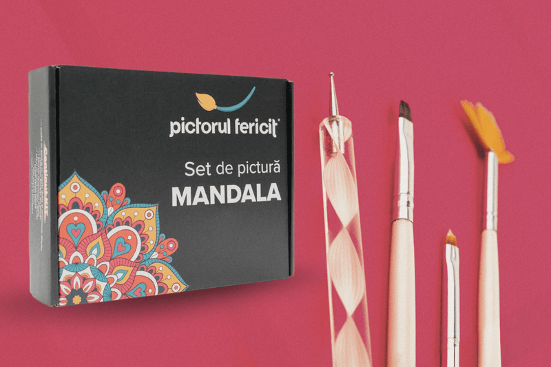 Ce instrumente se folosesc pentru pictura mandala? - Pictorul Fericit