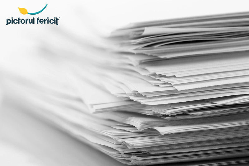 Ghidul hartiei: gramaj, textura, dimensiune. Cum arata un bloc de desen potrivit pentru acuarela? - Pictorul Fericit