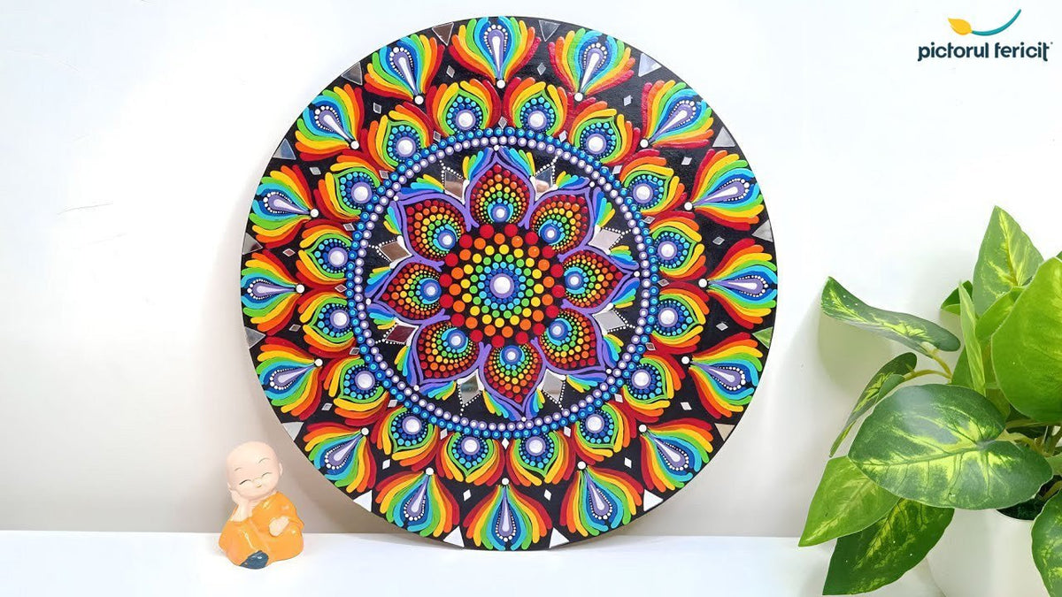 Pictura mandala - terapeutica, simbolica si interesanta - Pictorul Fericit