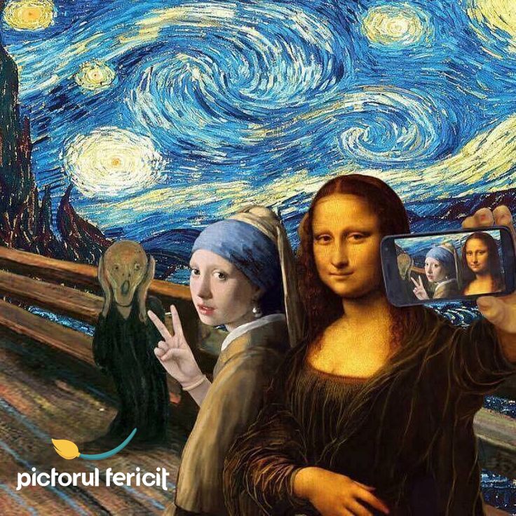 Picturile pe numere reproducere sau cum sa aduci in casa ta marile opere de arta - Pictorul Fericit