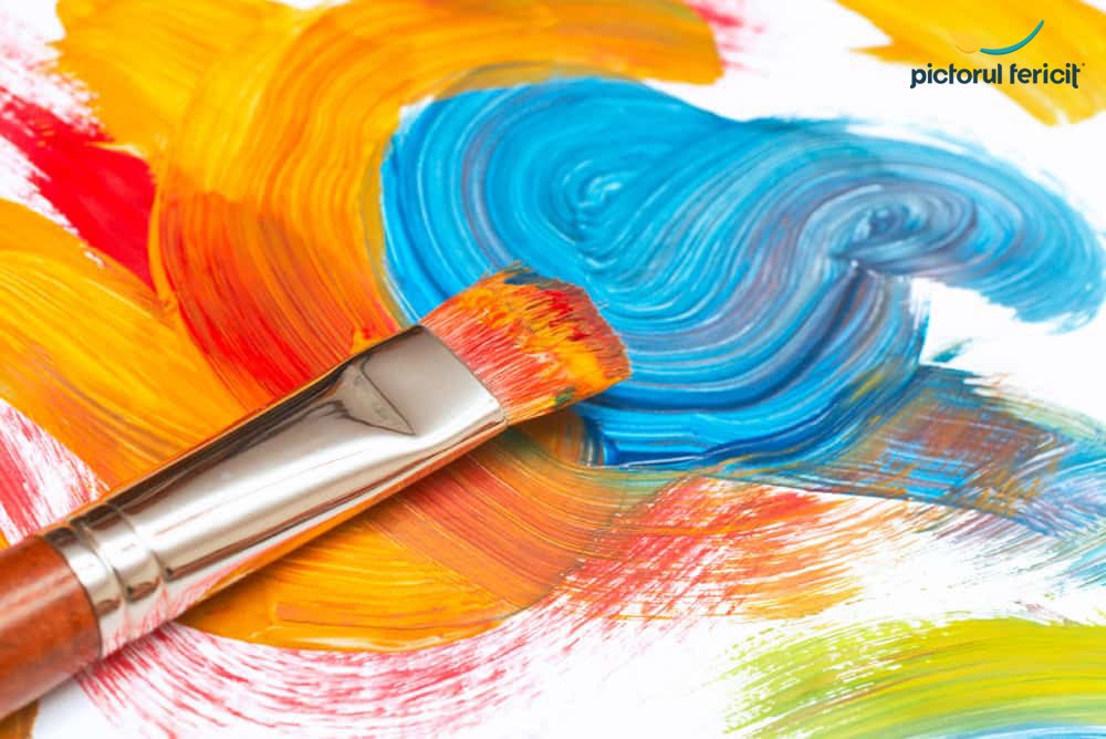 Tempera la pictura pe panza - Pictorul Fericit