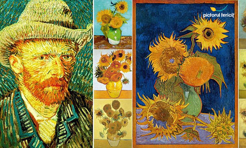 Van Gogh in nuante: pictura pe numere reproducere, pentru iubitorii de arta! - Pictorul Fericit