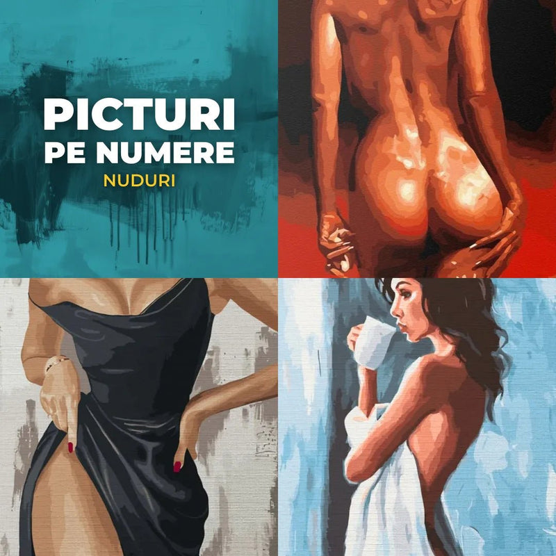 Picturi pe numere cu nuduri