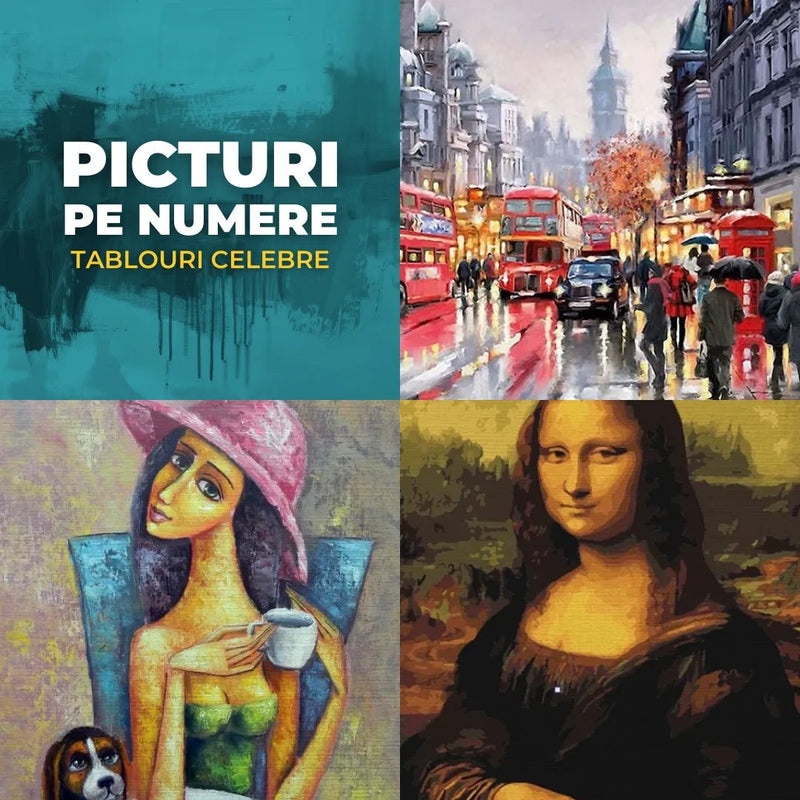 Picturi pe numere Tablouri Celebre