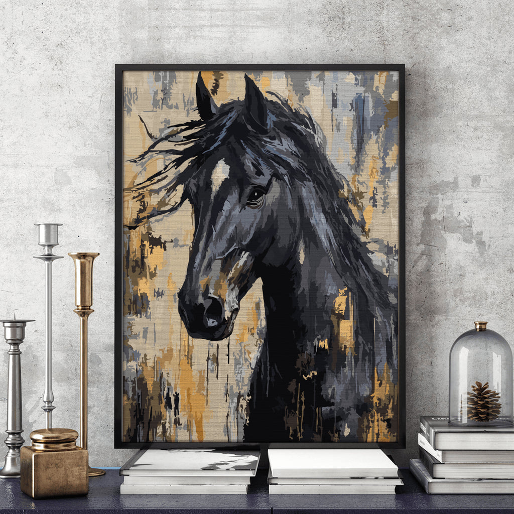 Arab pursânge - Pictură pe numere - Pictorul Fericit