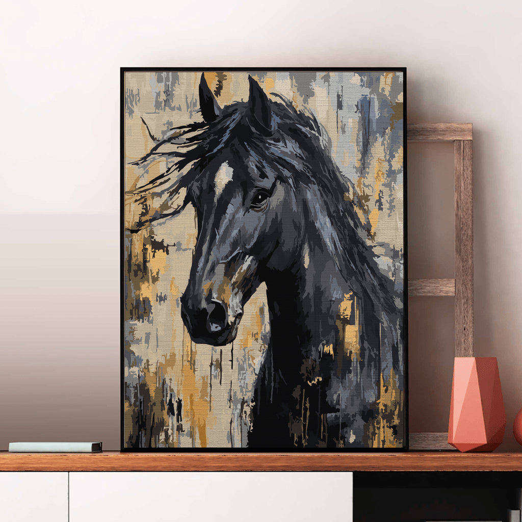 Arab pursânge - Pictură pe numere - Pictorul Fericit