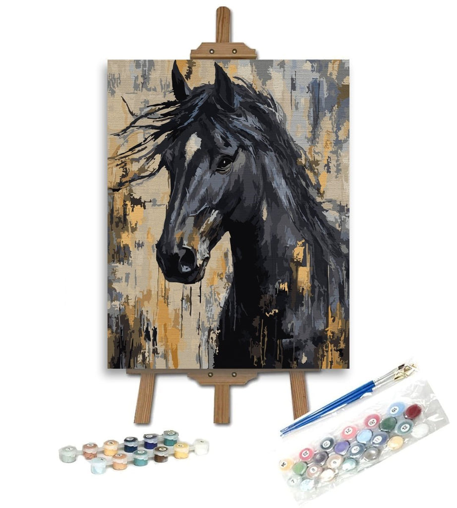 Arab pursânge - Pictură pe numere - Pictorul Fericit