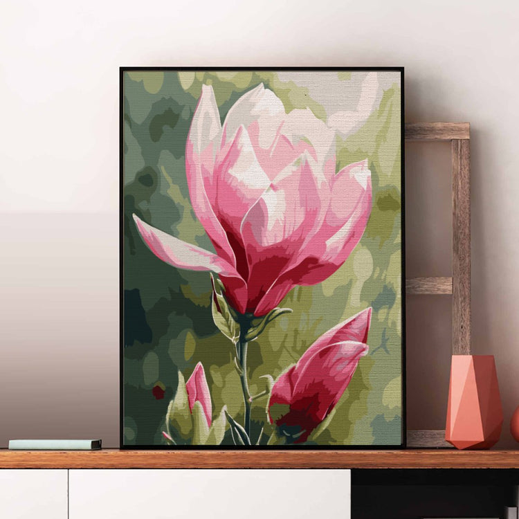 Aroma magnoliei (Magnolia scent) - Pictură pe numere - Pictorul Fericit