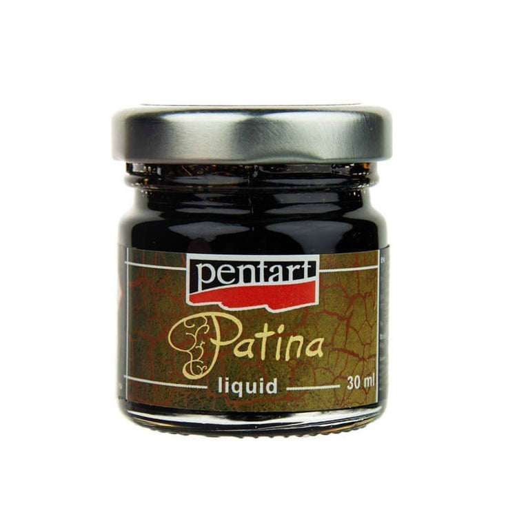 Bitum lichid Patina, pentru efecte de antichizare, Pentart, 30 ml - Pictorul Fericit