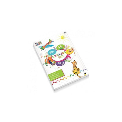 Bloc desen Grafix, 60 coli x A4, hârtie albă 80 g/m² - Pictorul Fericit