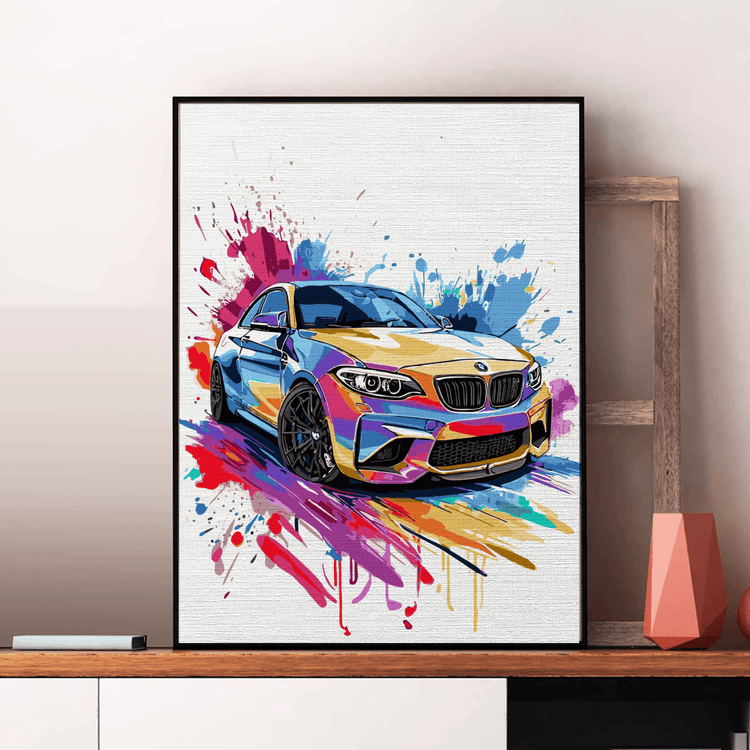 BMW - Pictură pe numere - Pictorul Fericit