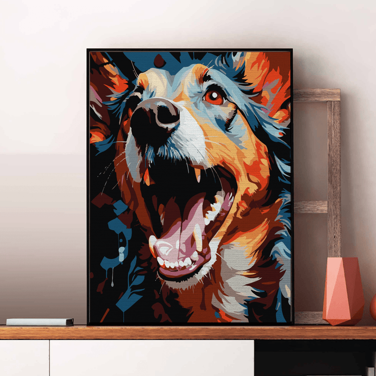 Border Collie - Pictură pe numere - Pictorul Fericit