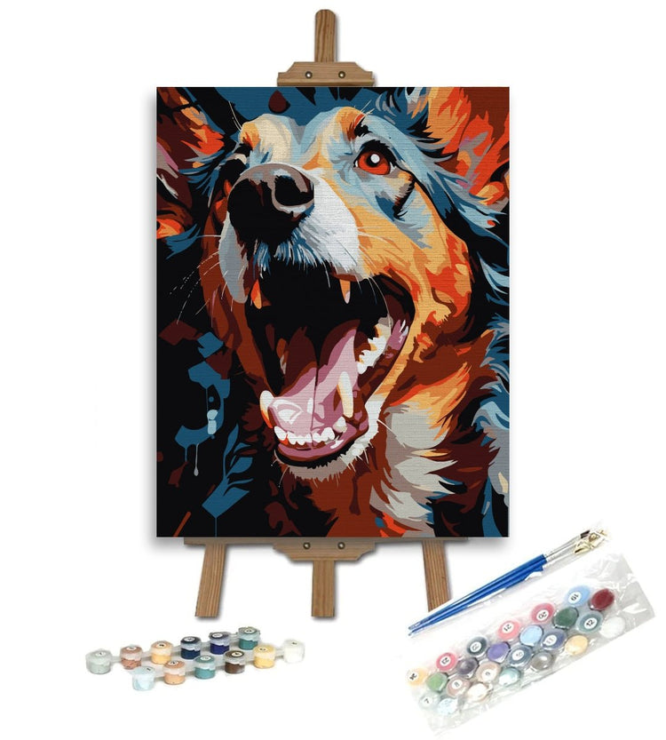 Border Collie - Pictură pe numere - Pictorul Fericit