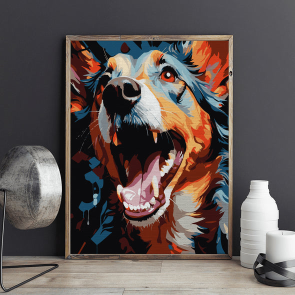 Border Collie - Pictură pe numere - Pictorul Fericit