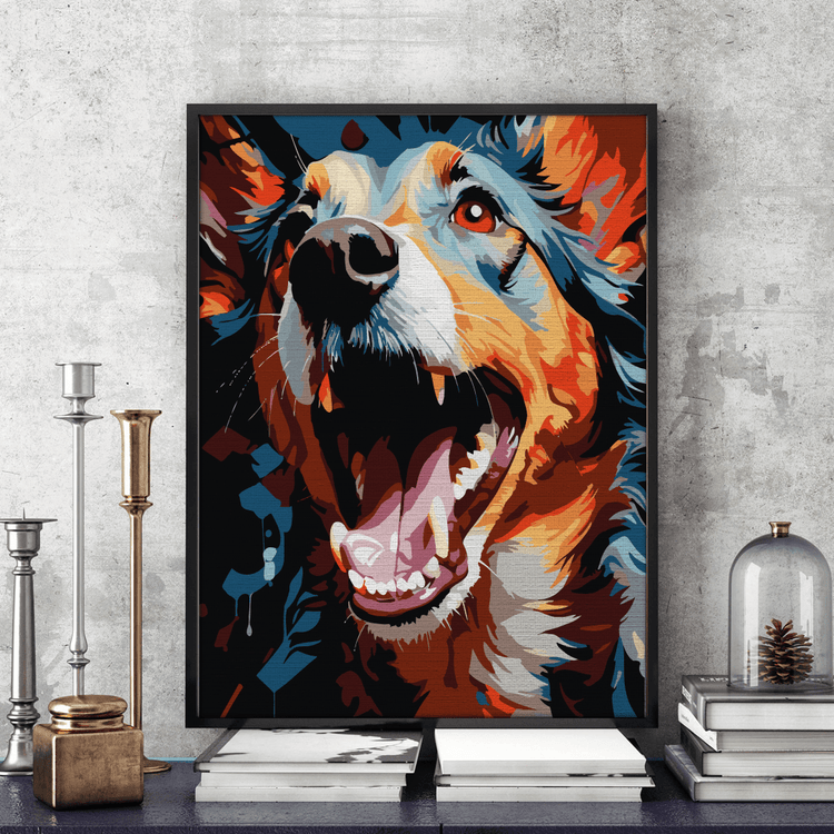 Border Collie - Pictură pe numere - Pictorul Fericit