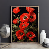 Buchet de maci (Bouquet of poppies) - Pictură pe numere