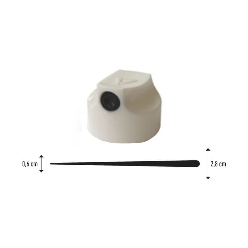 Cap de schimb pentru spray Kobra, o bucată, soft white - Pictorul Fericit
