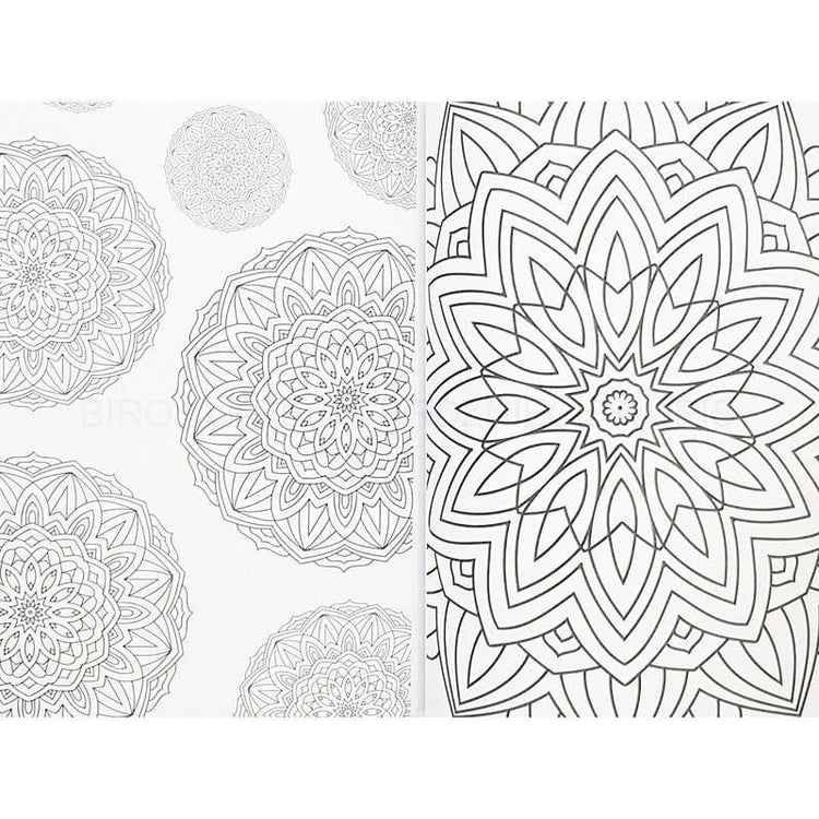 Carte de colorat mandala, model floral, 72 coli, Grafix - Pictorul Fericit