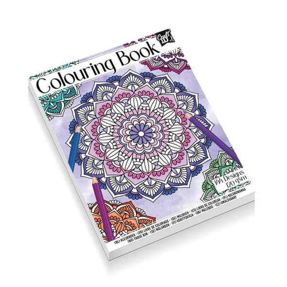 Carte de colorat mandala, model floral, 72 coli, Grafix - Pictorul Fericit