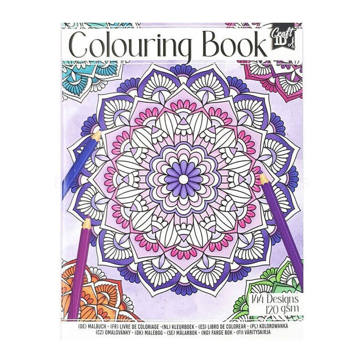 Carte de colorat mandala, model floral, 72 coli, Grafix - Pictorul Fericit