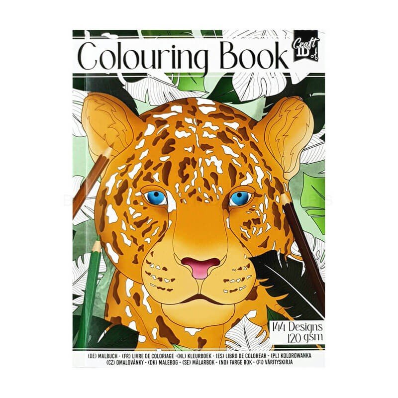 Carte de colorat pentru copii și adulți Grafix, model animale, 72 coli, 144 modele - Pictorul Fericit