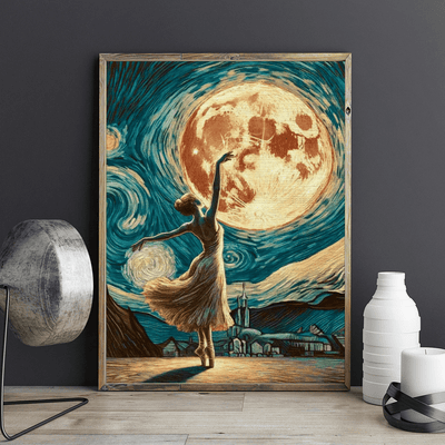 Clar de lună - Pictură pe numere - Pictorul Fericit