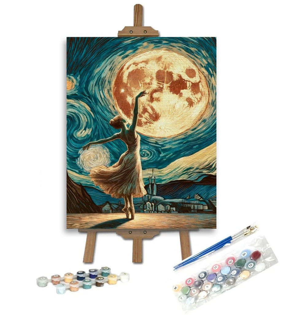 Clar de lună - Pictură pe numere - Pictorul Fericit