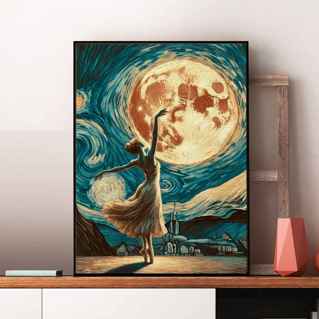 Clar de lună - Pictură pe numere - Pictorul Fericit